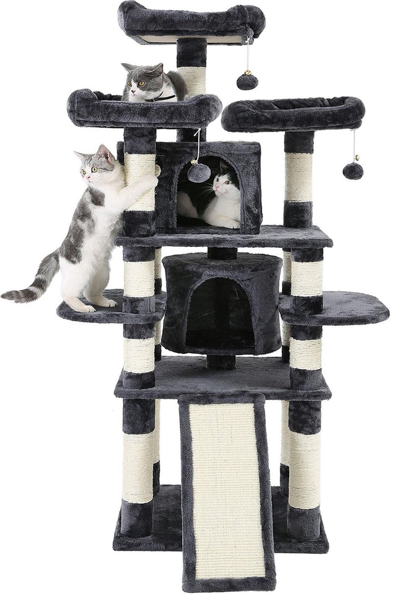 Nancy's Luxe Krabpaal Voor Katten - Krabpaal Kat 60 x 55 x 172 cm