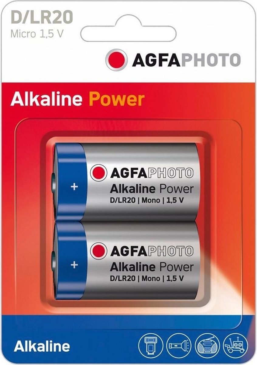 AgfaPhoto 110-802619 household battery Single-use battery D Alkaline 1