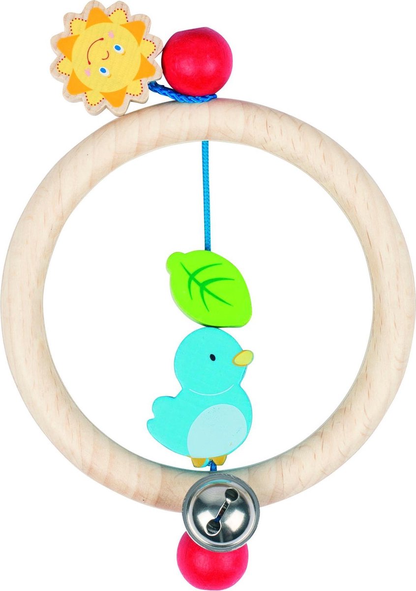 Heimess Houten Bijtring Vogel 13cm