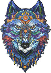 Mystery wolf 031 A3 | Legpuzzel wolf | houten Jigsaw puzzels | 200 stukjes | dierenpuzzel| meer dan 50 verschillende modellen