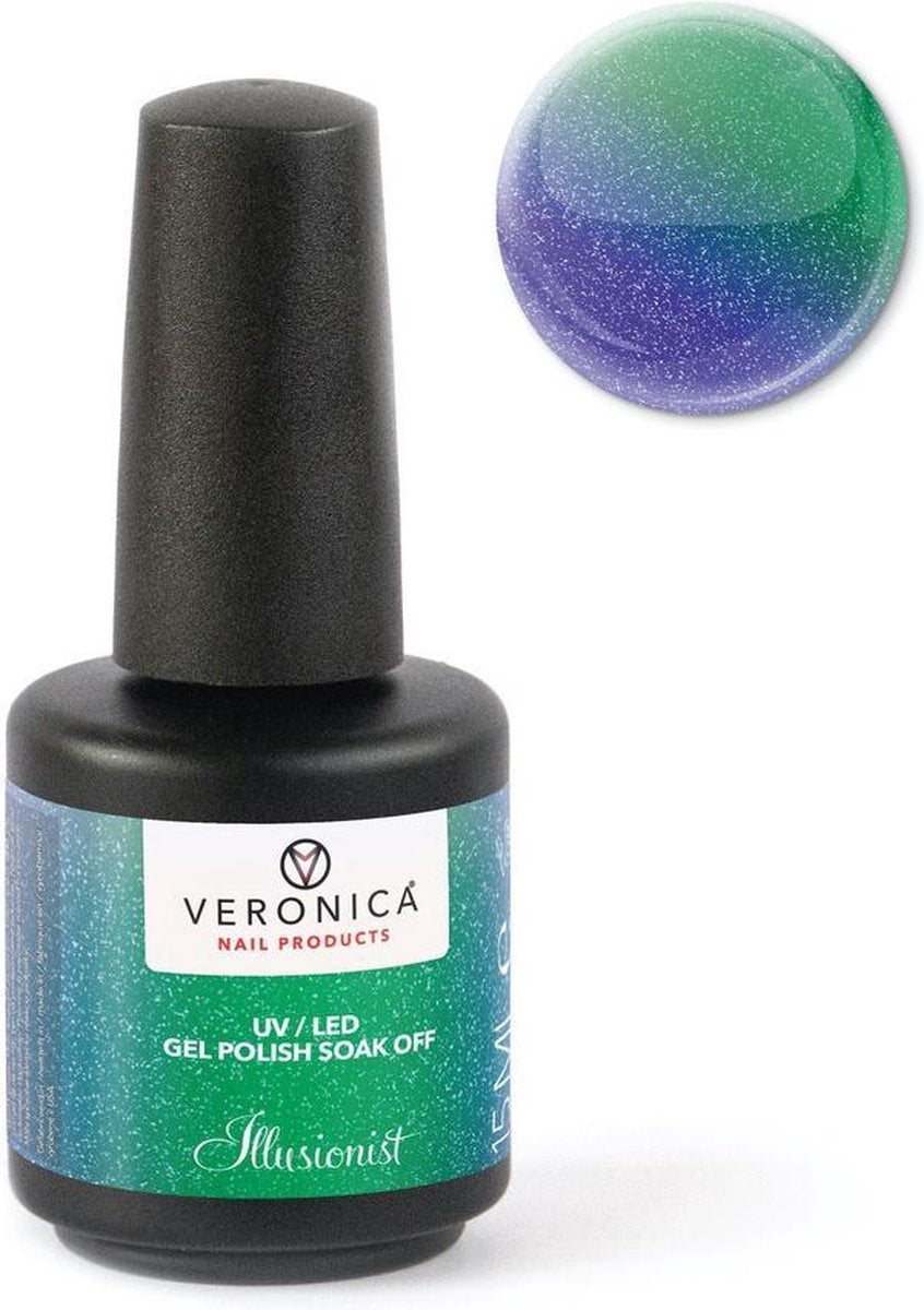 UV / LED Magneet Gellak Illusionist - Magneet nagellak - Met of zonder magneet - 15 ml