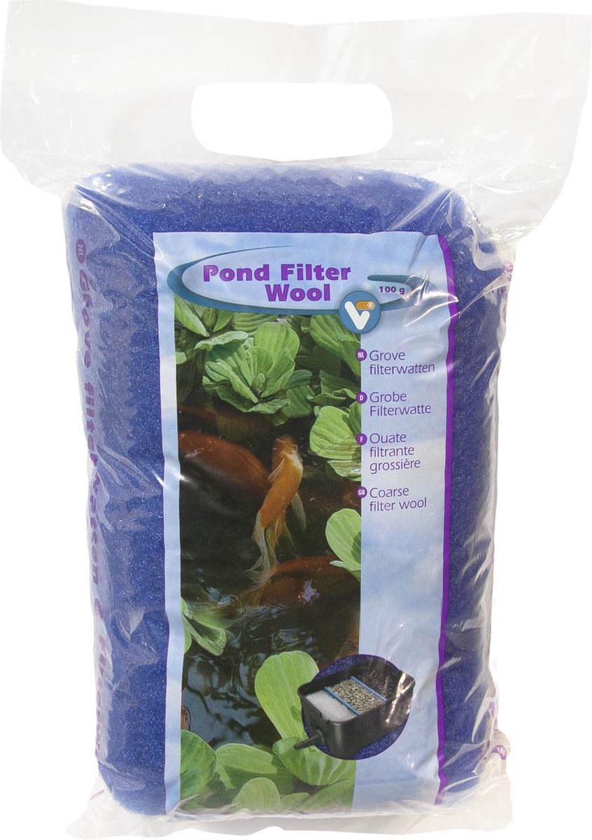 Filterwatten Universeel - Pond Filter Wool blue 100 g