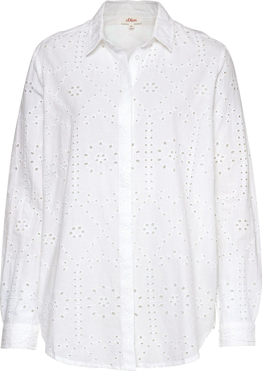 S.oliver blouse Wit-38 (M)
