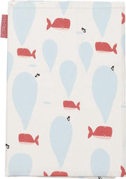 Pericles Wieglaken En Sloop Oceaan 75 X 110 Cm Wit/lichtblauw
