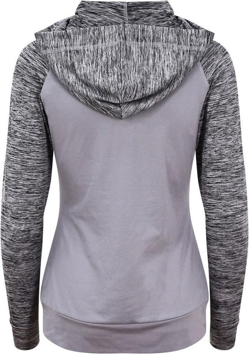 AWDis Gewoon Cool Womens/Ladies Girlie Cool Contrast Zoodie (Grijs/Grijs Melange)