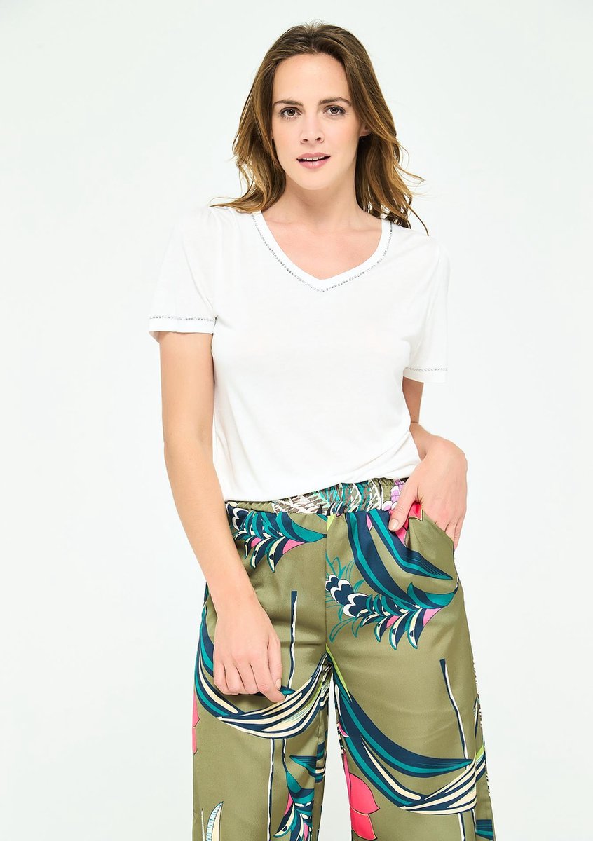 T-shirt korte mouwen - Wit