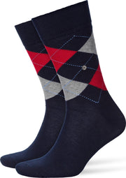 Burlington King Heren Sokken - Blauw - Maat 40/46