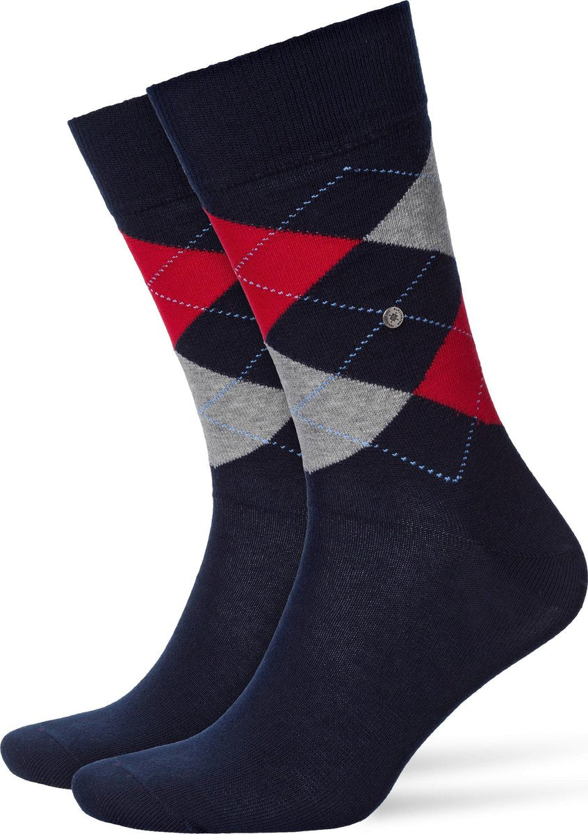 Burlington King Heren Sokken - Blauw - Maat 40/46