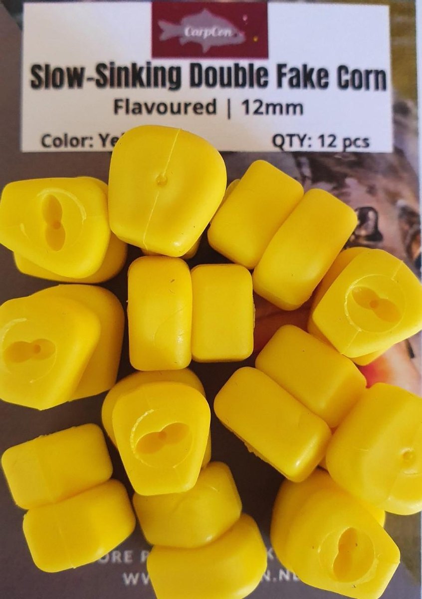 Slow-Sinking Double Fake Corn - 12mm - 12 stuks