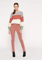 Corduroy broek - Nude