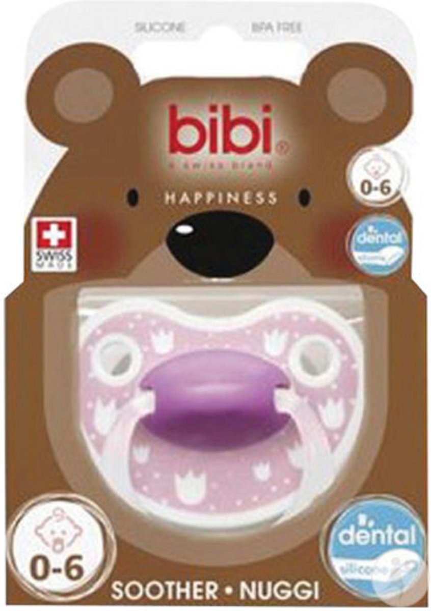 Bibi Fopspeen - Lovely Dots - 0-6 maanden - 3 stuks