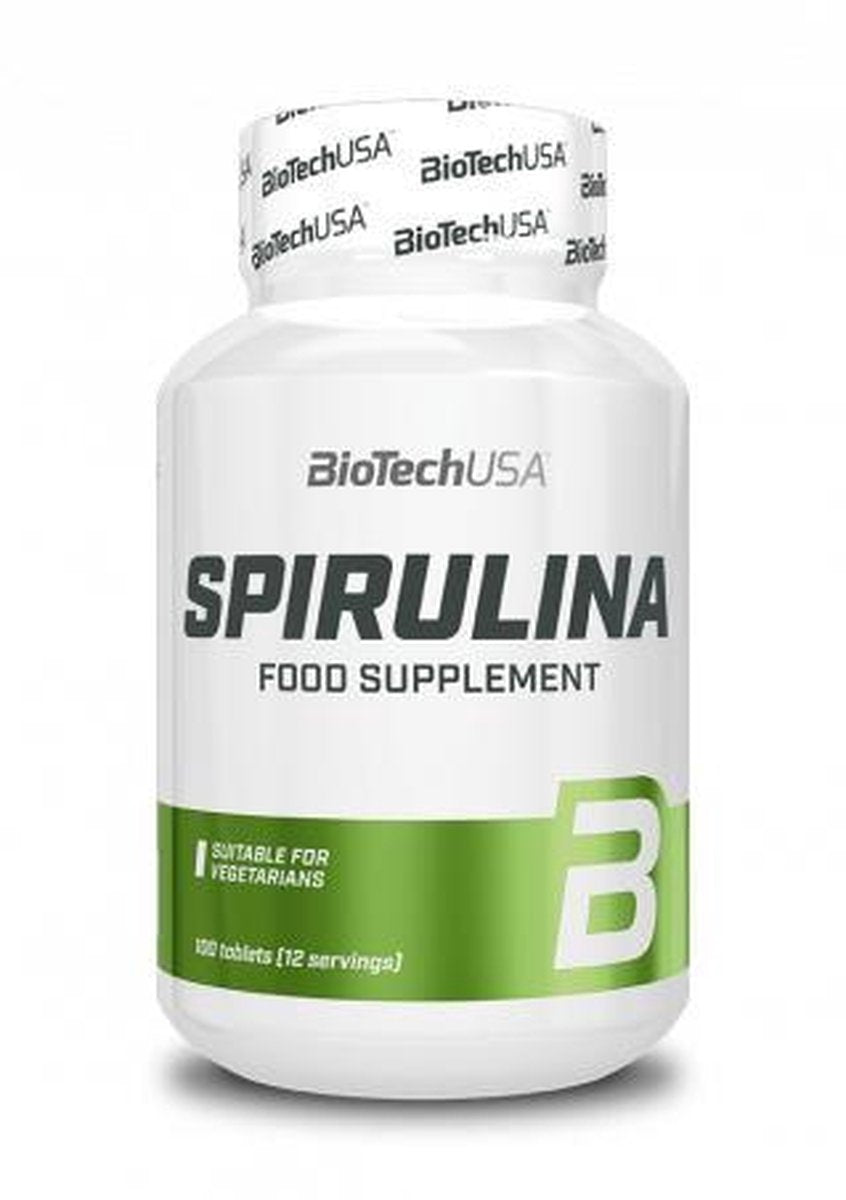Spiruline 100 Tablets - BiotechUSA