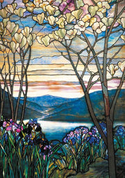 Puzzel 1000 stukjes-Magnolias and irises