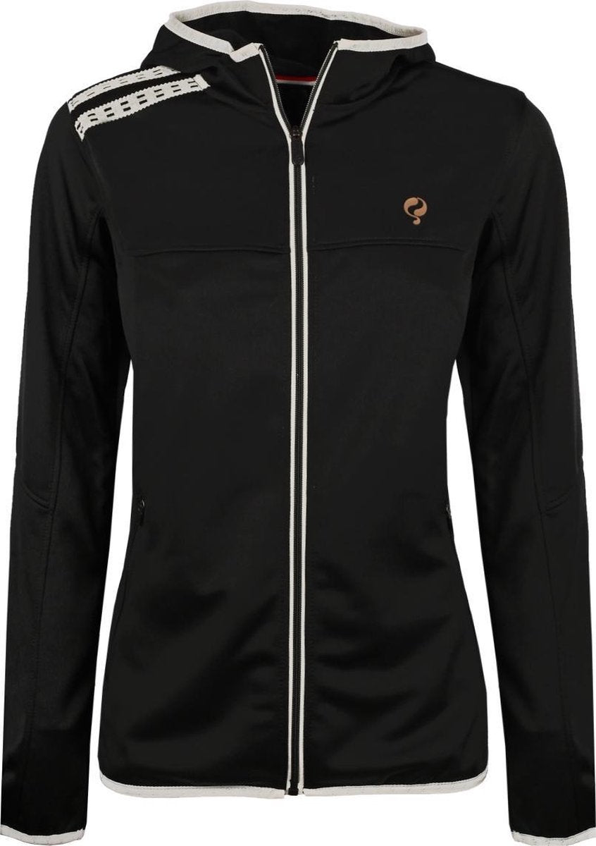 Dames Q Club hooded jacket  -  blue graphite