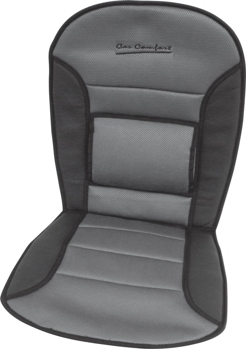 Carpoint Stoelkussen Comfort 90 X 45 Cm Zwart/grijs