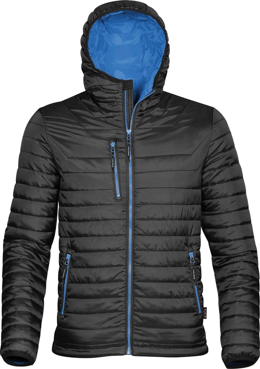 Stormtech Heren Zwaartekrachtkap Thermisch Winterjasje (Duurzaam Waterbestendig) (Zwart/Marineblauw)