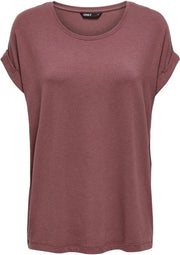 Onlmoster S/s O-neck Top Noos Jrs 15106662 Rose Brown
