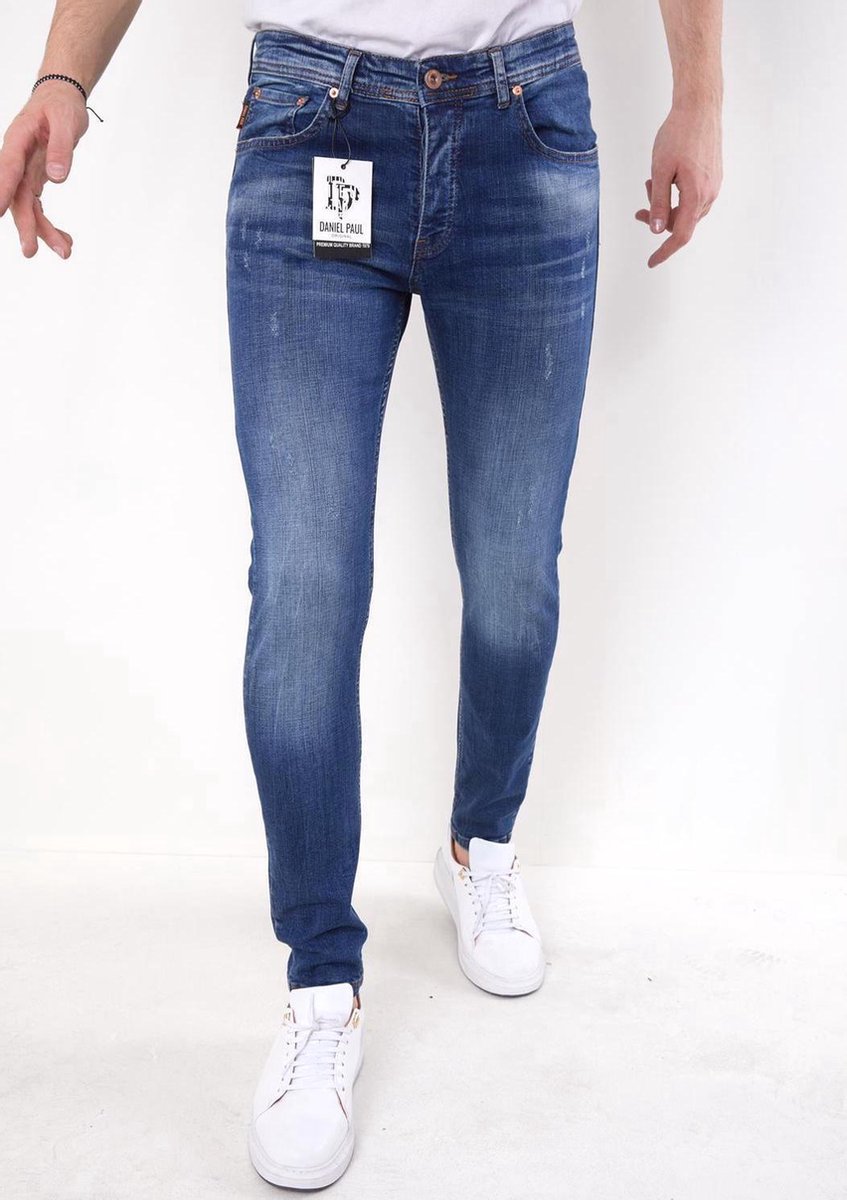 TRUE RISE Nette Jeans Heren met Stretch - 5304 - Blauw - Maten: 29