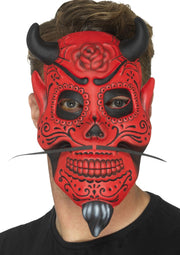 Demonische gentleman masker voor volwassenen - Verkleedmasker