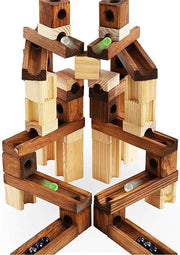 United Entertainment - Houten Blokken - Knikkerbaan - 60 stuks