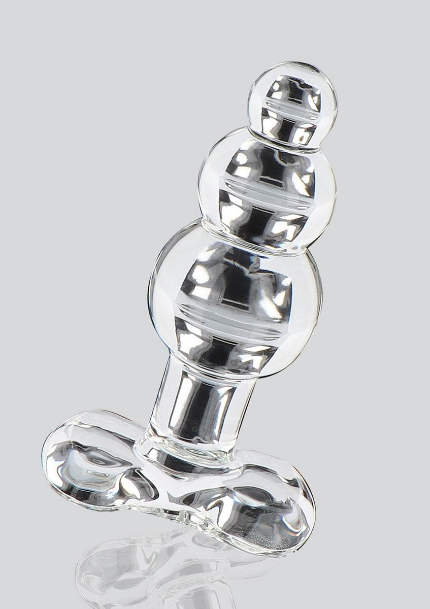 ToyJoy - Toy Joy Glazen Anaal Plug Crystal Jewel met Rondingen
