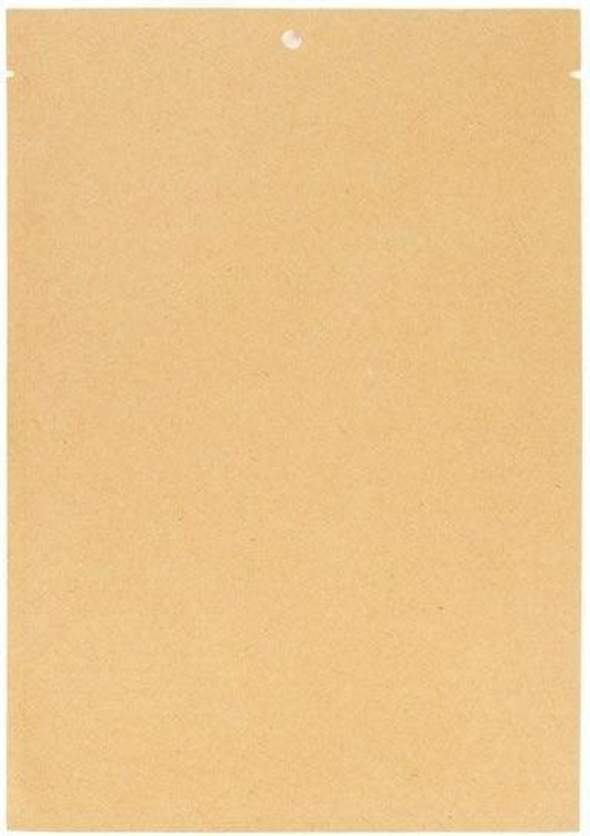 Eco Vlakke Zakken Kraft/Bioplastic 112x157mm - 100 st
