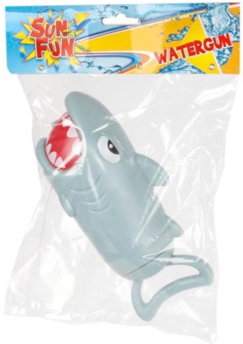 Sun Fun Waterpistool Haai Junior 19 Cm Grijs