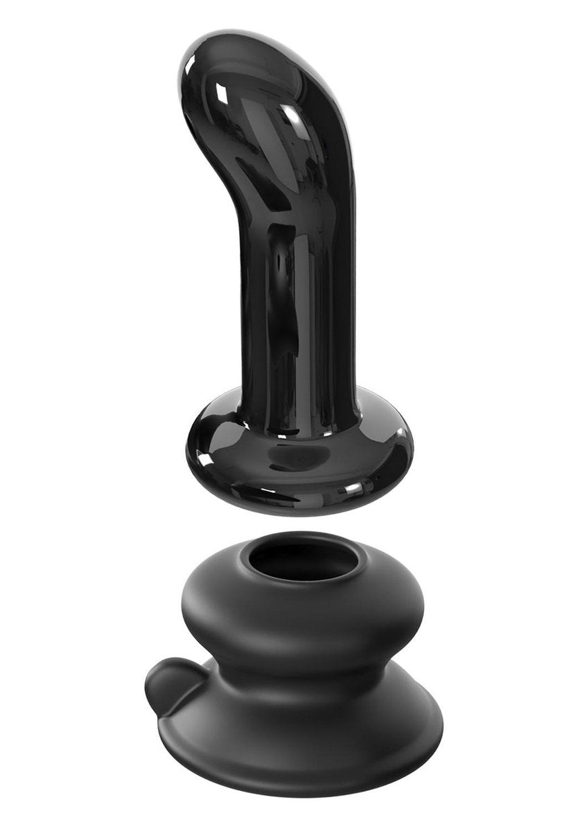 Icicles - No.84 Vibrerende Glazen Buttplug