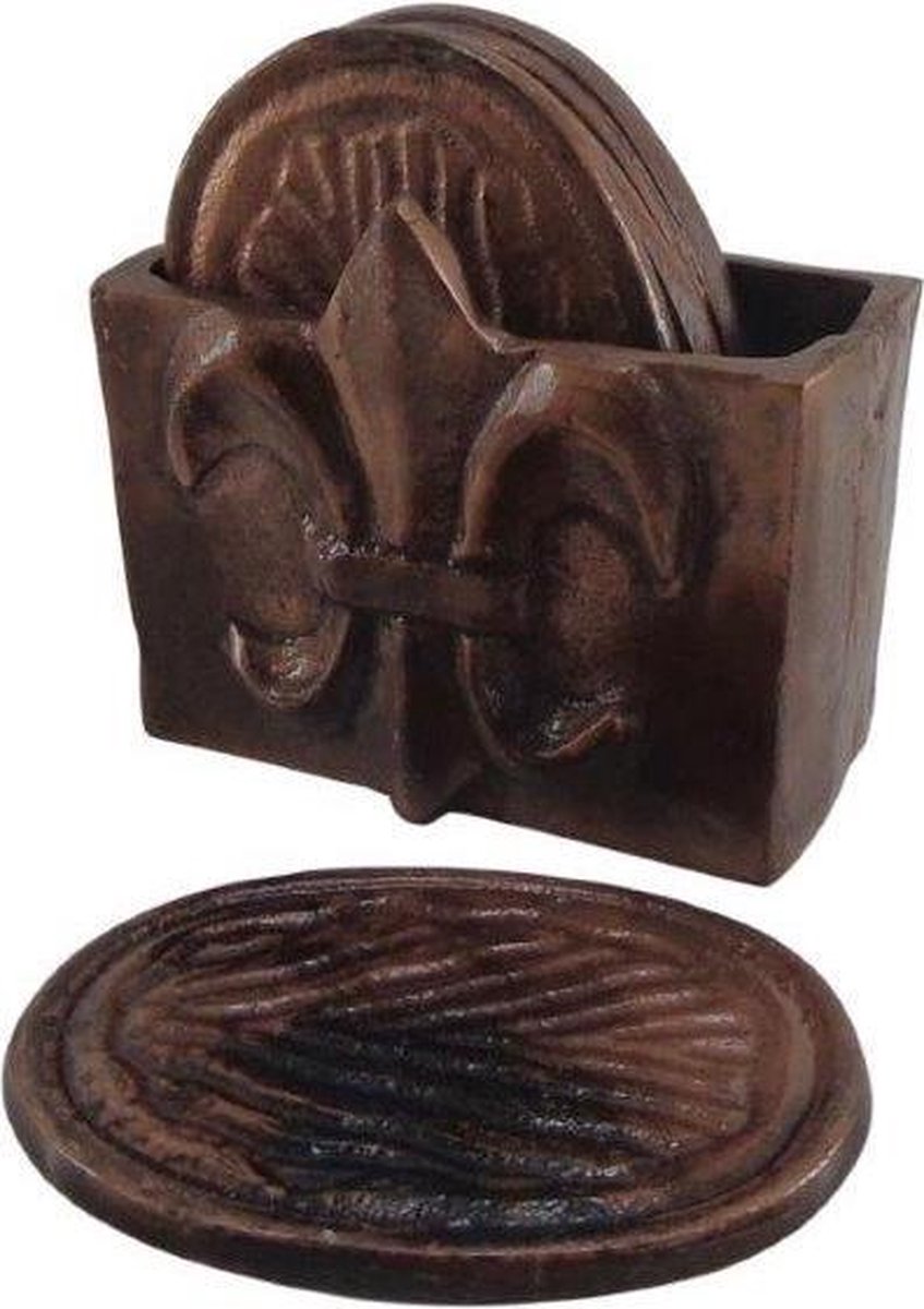 Deco4yourhome - Onderzetter - Set - 6 Stuks - Vintage Copper - Koper