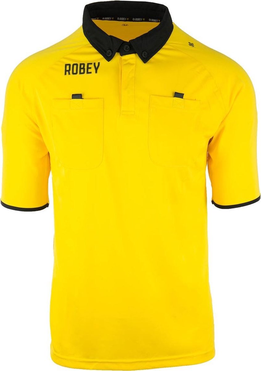 Robey Referee Shirt - Voetbalshirt - Yellow - Maat M