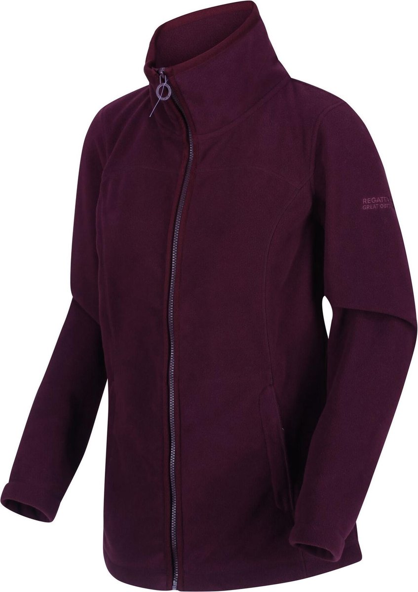 Fayona Fleece met rits over de volle lengte van Regatta voor Dames met roségouden rits