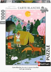 Puzzle N 1000 p - Let's go camping / Laura Lhuillier (Coll. Carte blanche)