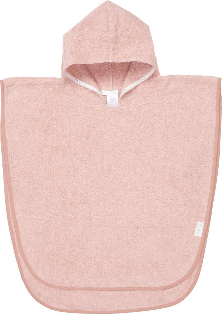 Koeka Badponcho Dijon organic - shadow pink 74/80