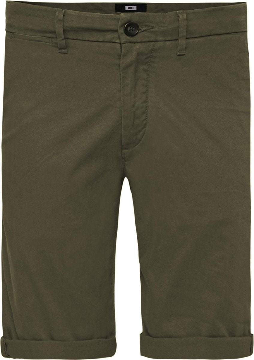 WE Fashion Heren slim fit chinoshort