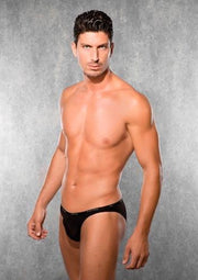 Basic Slip - Zwart - Heren Lingerie - XL - Slips & Boxershorts - Zwart - Discreet verpakt en bezorgd