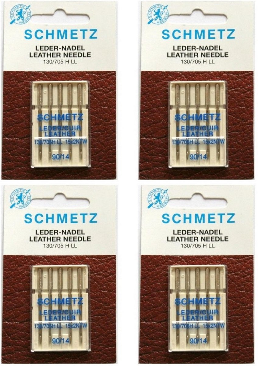 Schmetz machinenaalden leer  (5 naalden) universeel