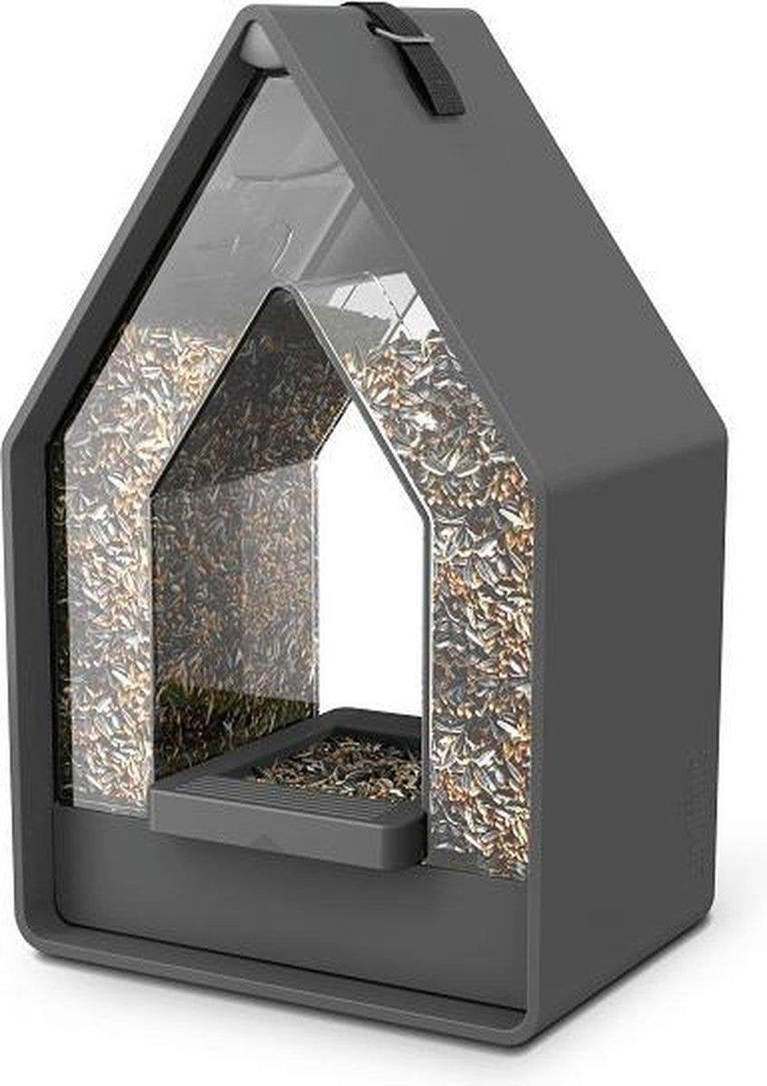 Emsa Landhaus Vogelvoeder Dispenser - Antraciet