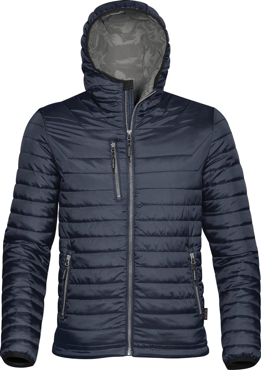 Stormtech Heren Zwaartekrachtkap Thermisch Winterjasje (Duurzaam Waterbestendig) (Marine/Charcoal)