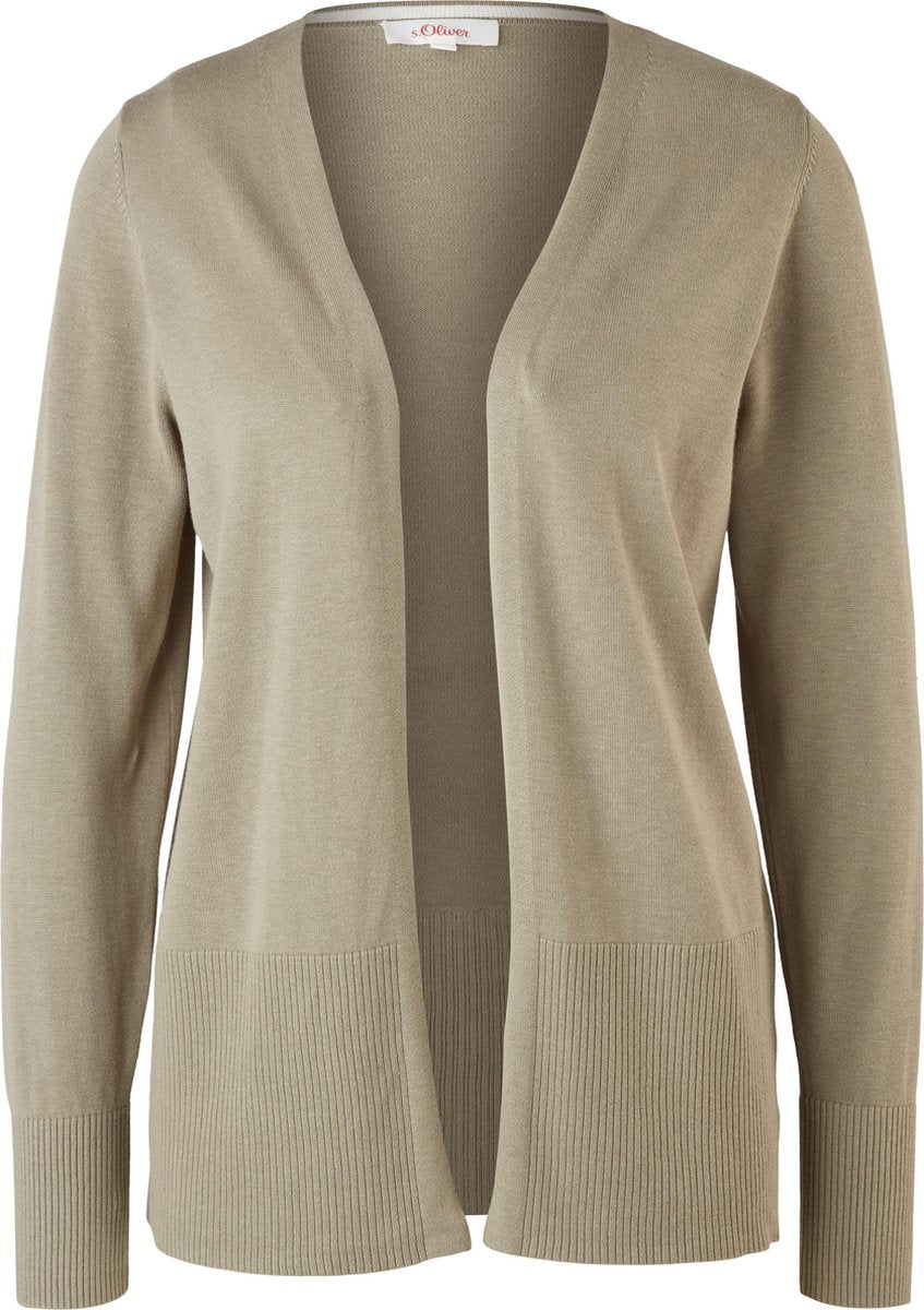 s.Oliver Vest Dames - Lange Mouwen - Groen - Maat XXL (44)