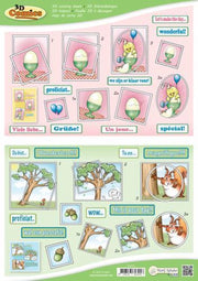 MRJ 10 A4 3D Comics Cutting sheets