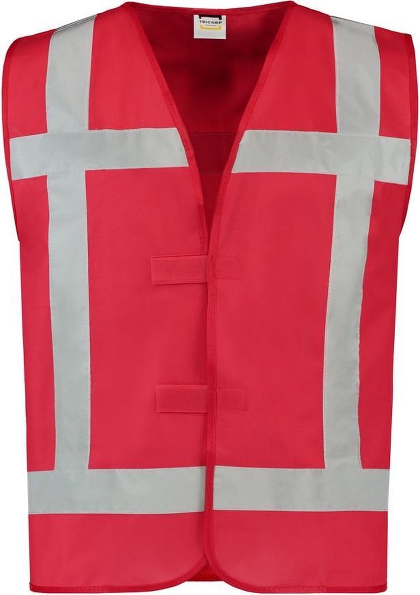 Tricorp Vest Reflectie - Workwear - 453004 - Rood - maat M