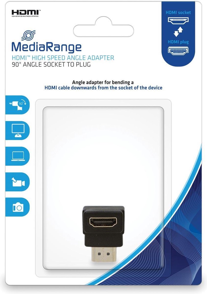 MediaRange MRCS166 tussenstuk voor kabels HDMI Zwart