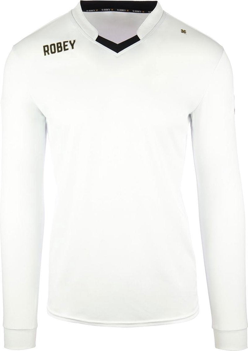 Robey Hattrick LS - Voetbalshirt - Kinderen - Wit - Maat 164