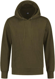 REWAGE Hoodie Premium Heavy Kwaliteit - Heren - Olijfgroen - L
