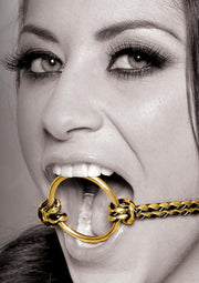 FF Gold Open Mouth Gag