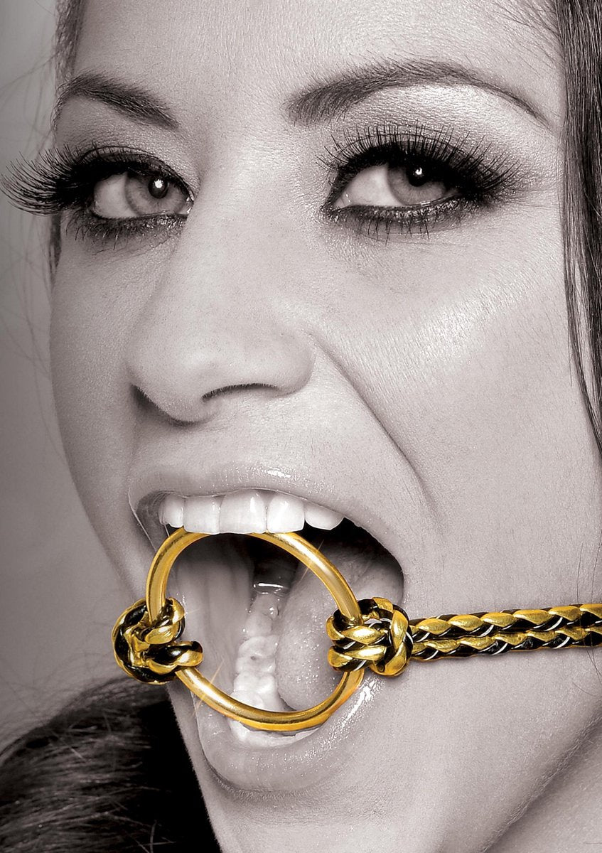 FF Gold Open Mouth Gag