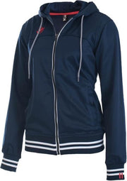 Brabo Tech Hooded  Trainingsjas - Maat L  - Vrouwen - blauw