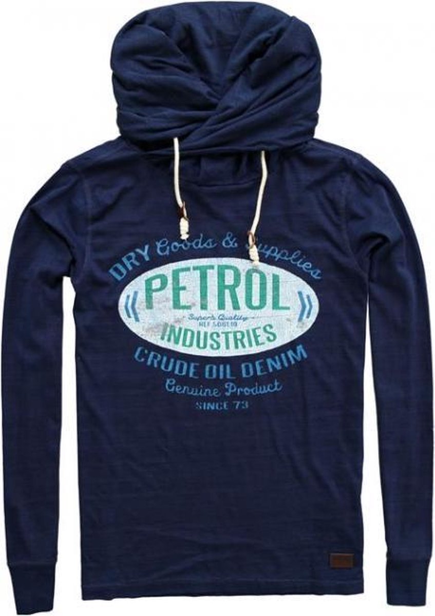 Petrol stevige longsleeve - Maat XS