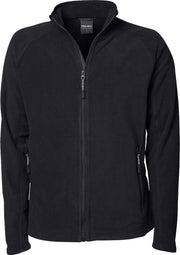 Tee Jays Heren Full Zip Actief Lichtgewicht Fleece Jasje (Zwart)