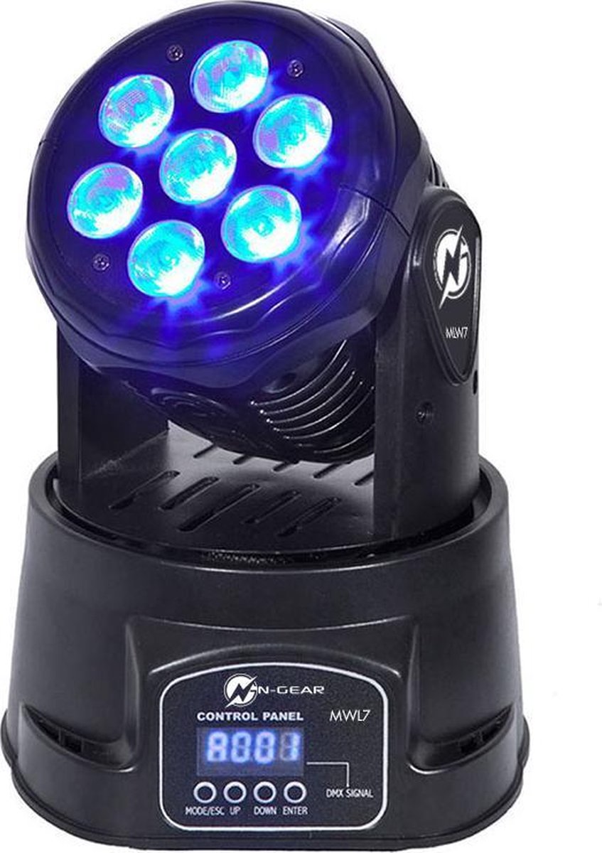 N-GEAR MOVE WASH LIGHT 7 - Discolichten systeem - MWL7